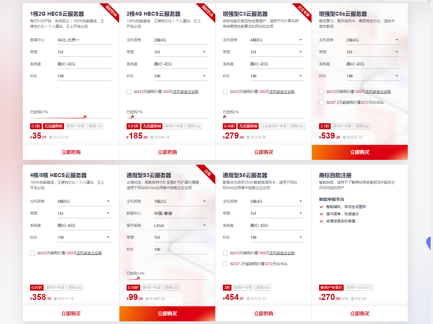 华为云长期活动推荐优惠券领取活动页面 华为云长期活动推荐优惠券领取活动页面